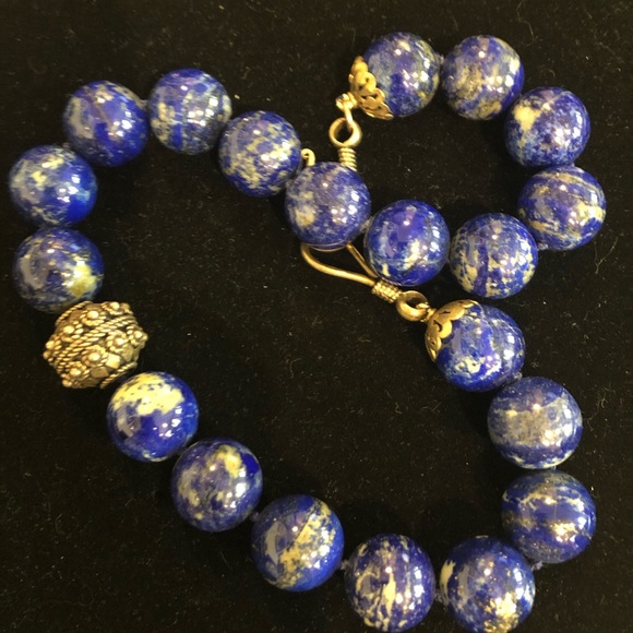 Lapis Beaded Necklace - Picture 3 of 4